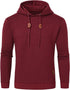 Premium Men’s Fleece Hoodies - Jacquard Pullover Sweatshirts for Men - High-Quality Male Hooded Sweatshirts - Warms Hoodies